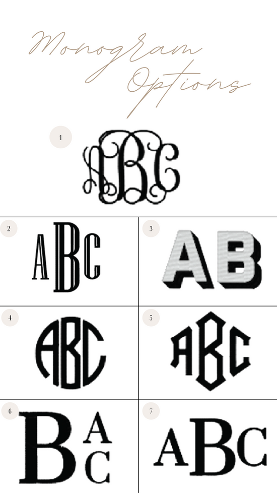 Monogram Guide Monogram Guide – Little Jem's Embroidery Co.