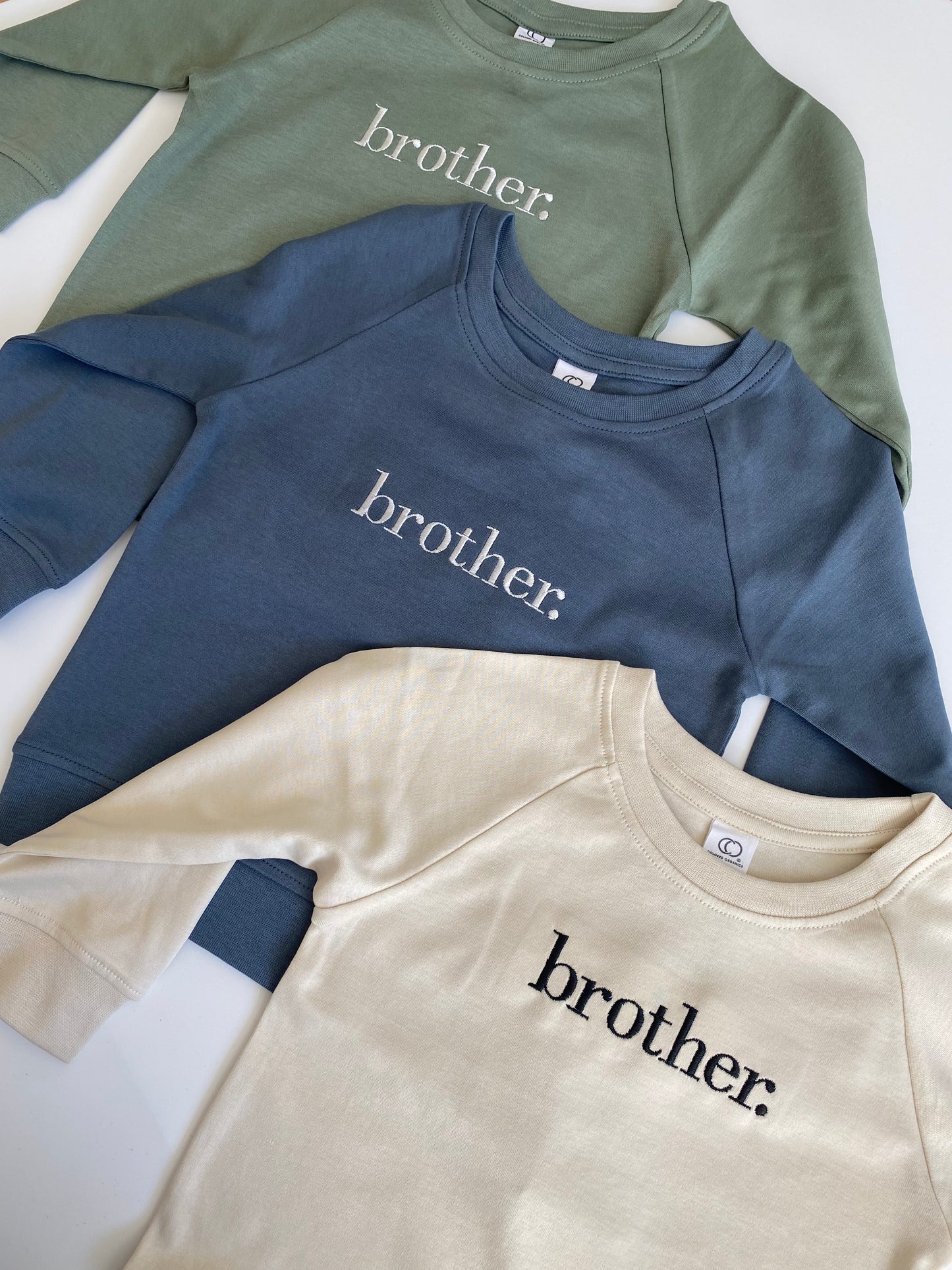 brother. + sister. Crew Neck Pullover