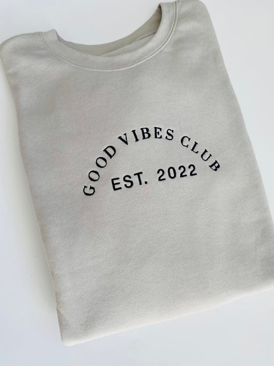 Good Vibes Club Crew Neck